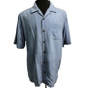 Tommy Bahama Large Hawaiian Silk Short Sleeve